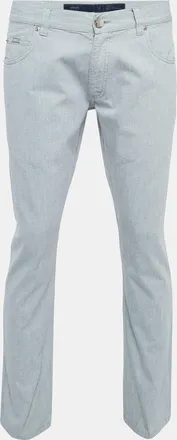 Armani Light Blue Denim Slim Fit Jeans M Waist