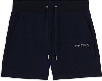 Freddy Pantaloncini Sportivi in Jersey con Coulisse e Logo FREDDY