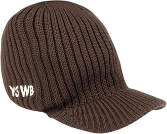 Yohji Yamamoto Accessoires, unisex, Bruin, ONE Size, Caps