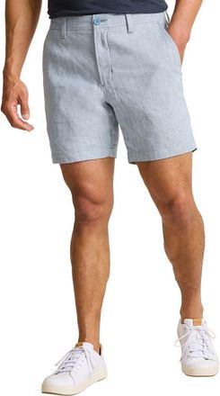 Tommy Bahama Beach Coast 7-Inch Flat Front Linen & Cotton Shorts in Ocean City at Nordstrom, Size 35