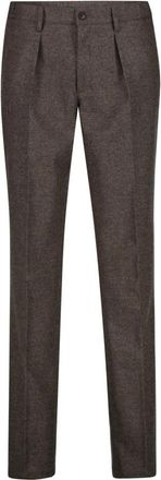 Profuomo Slim-fit Broeken - Heren - Slim Fit Broeken - Bruin - 2XL - Broeken