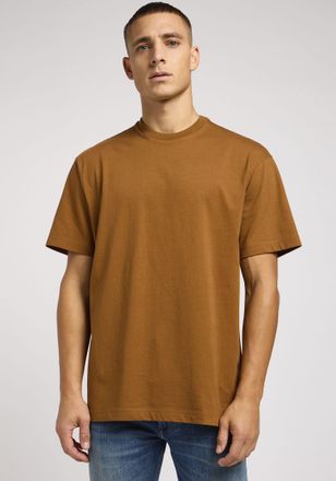 Lee T-Shirt LEE PLAIN LOOSE, Herren, Gr. XXL, braun (acorn), Jersey, Obermaterial: 100% Baumwolle, unifarben, loose fit, Rundhals, Shirts T-Shirt