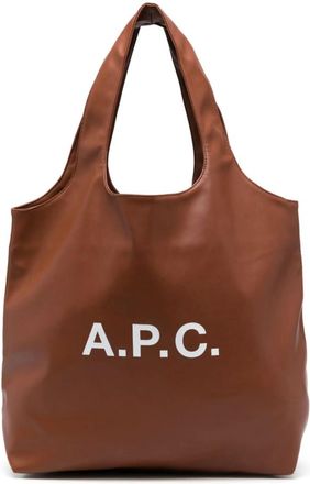 A.P.C. A. p.c. Logo-print Tote Bag
