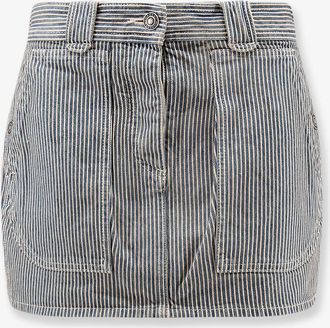 Isabel Marant Gonna Estera in cotone con motivo a righe - MARANT ETOILE - gender_Woman