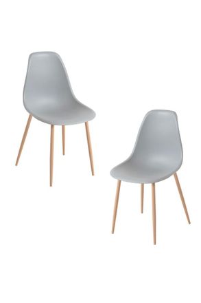 Regalos Miguel Packs Sillas Comedor - Pack 2 Sillas Mykle - Gris Claro