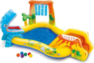 Intex Piscina Inflable Dinosaur Play Center 249x191x109 Cm 57444np