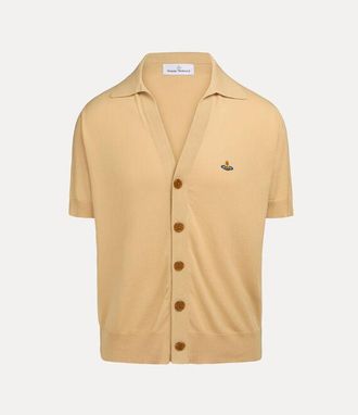Vivienne Westwood Polo Cardigan Mako Cotton Sand XL Men