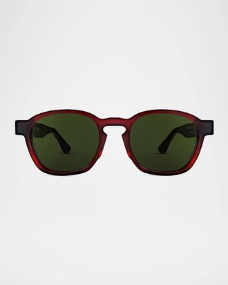 Thierry Lasry Men & apos;s Paradisy 509 Acetate Rectangle Sunglasses