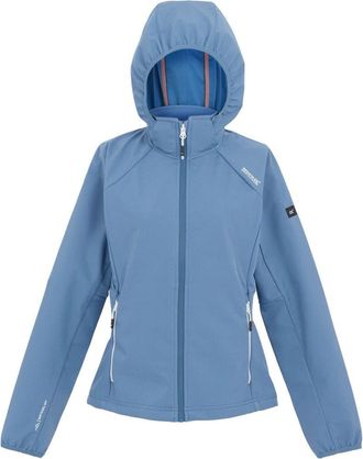Regatta Bourda Soft Shell Jacket in Coronet Blue And White at Nordstrom, Size 16