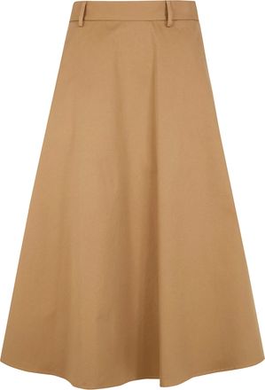 Semicouture Cotton Round Skirt