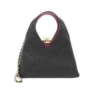 Chanel Pre-owned Calfskin Shoulder Bag - Dames - Pre-owned - Zwart - Maat: ONE Size Leer