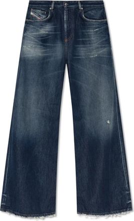 Diesel Flared Jeans - Dames - Loose Fit Jeans - Blauw - W24 L32 - Jeans
