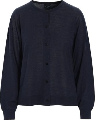 Bitte Kai Rand Klassisk Cardigan - Dames - Truien - Blauw - Maat: XL Wol