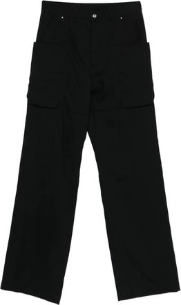 Rick Owens Pantaloni Stefan con bottoni - Nero