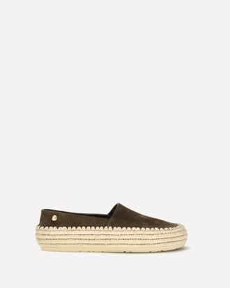 Loewe Rio suede and raffia Espadrillas Female 38