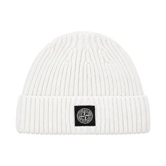 Stone Island Berretto con patch logo Bussola - - Accessories - unisex - Bianco - L