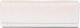 Amina Muaddi Clutch Amini Paloma - Bianco