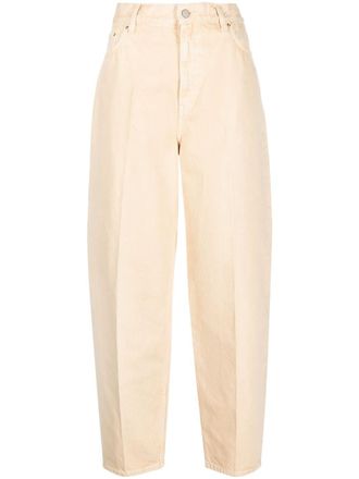 Toteme high-rise boyfriend jeans - women - Cotton - 27/34 - Neutrals