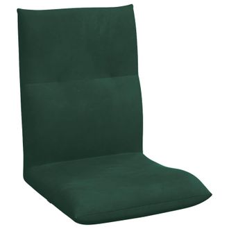 vidaXL Sill&oacute;n Ajustable Verde Oscuro Terciopelo Vidaxl