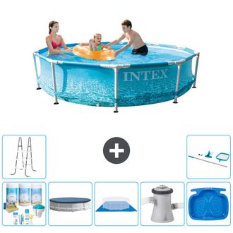Intex Piscina Con Estructura Redonda - 305x76 Cm - 7-piezas S20355