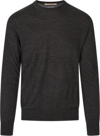 Montecore Maglione a girocollo - Heren - Ronde hals truien - Grijs - S - Truien & Vesten