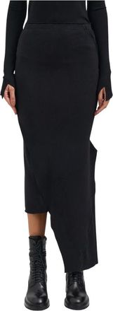 Marc Le Bihan Gonna in Cotone Stretch - - Skirts - Donna - Nero - L