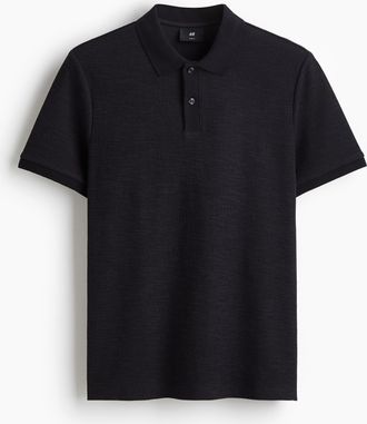 H&M Poloshirt in Slim Fit - Blue