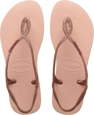 Havaianas Sandalen in rubber met platte hak