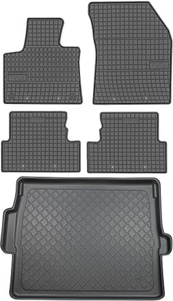 OEM Peugeot 3008 Ii Suv Desde Noviembre De 2016. Juego De Alfombrillas De Goma Para Coche Y Alfombrilla Para Maletero