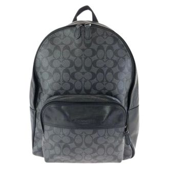 Coach Pre-owned Backpacks, female, Blue, Size: ONE SIZE Pre-owned Signature PVC Leather Backpack