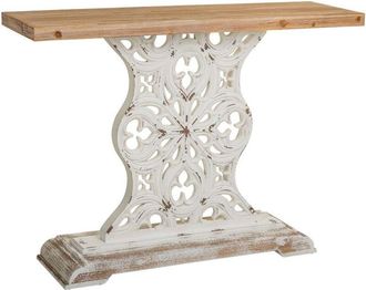 Wanderlust Deco Recibidor De Madera Marr&oacute;n 100x36x85.5