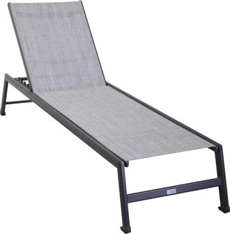 Vacchetti Vacchetti - Tumbona Antracita 195x55 Cm H 31 Cm En Aluminio Mod. Cleveland