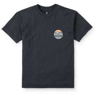 Passenger Laidback Recycled Cotton Relaxed T-Shirt T-Shirt f&uuml;r Herren | blau/schwarz