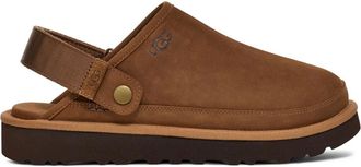 UGG Golden Coast Clog II Nubuck - Heren - Klompen - Bruin - 43 EU - Polyester - Schoenen
