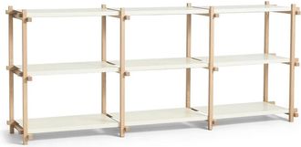 HAY Woody Low Sideboard, Eiche geseift / almond white