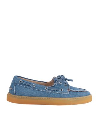 Copenhagen Blue Lace Up Denim Loafers