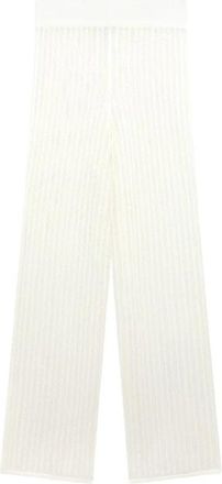 Alpha Studio Broeken, Dames, Beige, M, Wijde broek