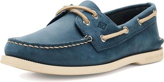 Sperry Top-Sider Ao 2-Eye Mens Dress Flat Shoes Navy : 10.5 M (D), Leather