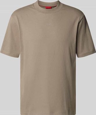 HUGO BOSS Regular Fit T-Shirt aus reiner Baumwolle Modell DAPOLINO in Hellbraun, Gr&ouml;&szlig;e XXL