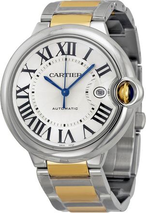 Cartier Pre-owned Cartier Ballon Bleu De Cartier Silver Dial Mens Watch W69009Z3