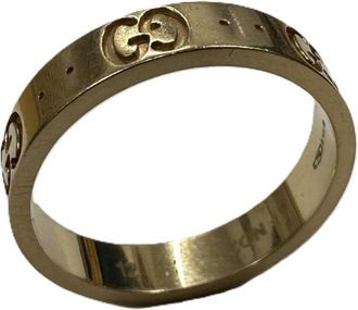 Gucci Icon Yellow Gold (18K) Band Ring (Pre-Owned)