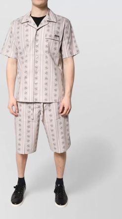 Dolce & Gabbana cotton floral print pajama set