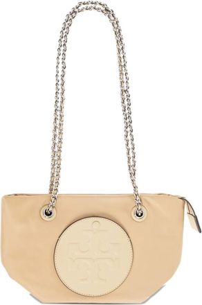 Tory Burch Beige Ella Crossbody Bag