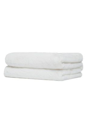 Apparis Brady Faux Fur Throw Blanket in Ivory at Nordstrom
