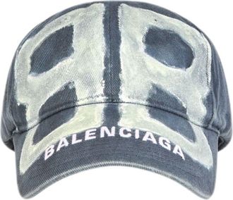 Balenciaga BB Sprayed Cap Grey White 673321410B21177