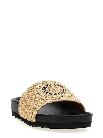 Stella McCartney Elyse Slide Sandal - Natural