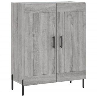 vidaXL Vidaxl - Aparador De Madera De Ingenier&iacute;a Gris Sonoma 69,5x34x90 Cm