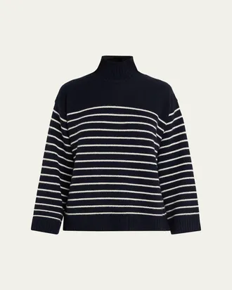Frame Denim The Striped Cashmere Sweater