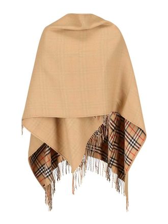 Burberry Reversible Merino Wool Cape