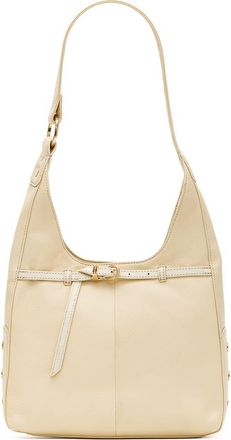 Hammitt Tim Medium Leather Hobo Bag in Belted Parchment/gold at Nordstrom
